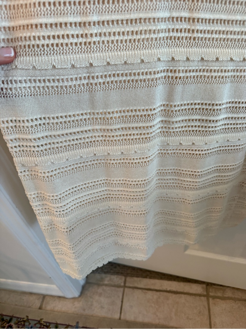 NWT Zimmermann Lucky Crochet Knit Midi Dress Cream Size 1 Small-Authentic $795 - Picture 10 of 16